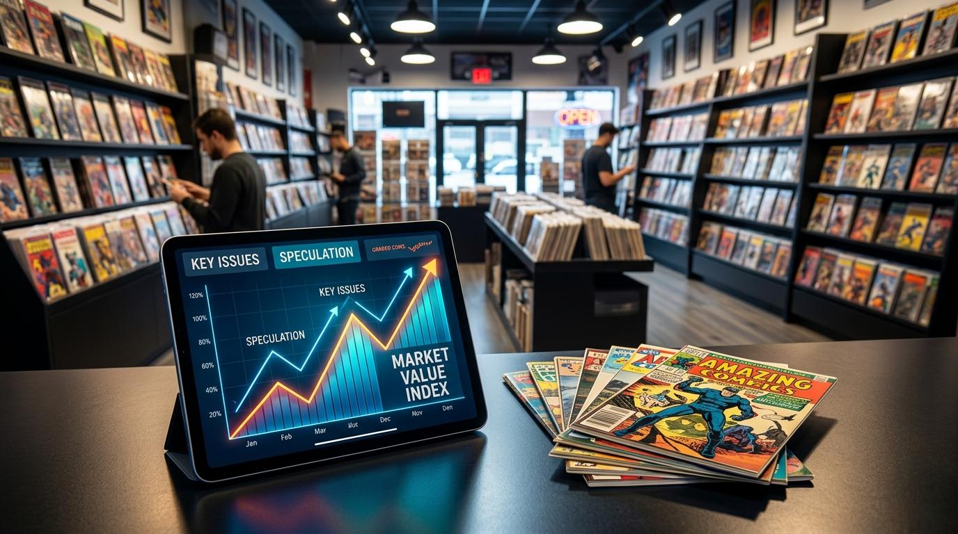 English language comic book trends