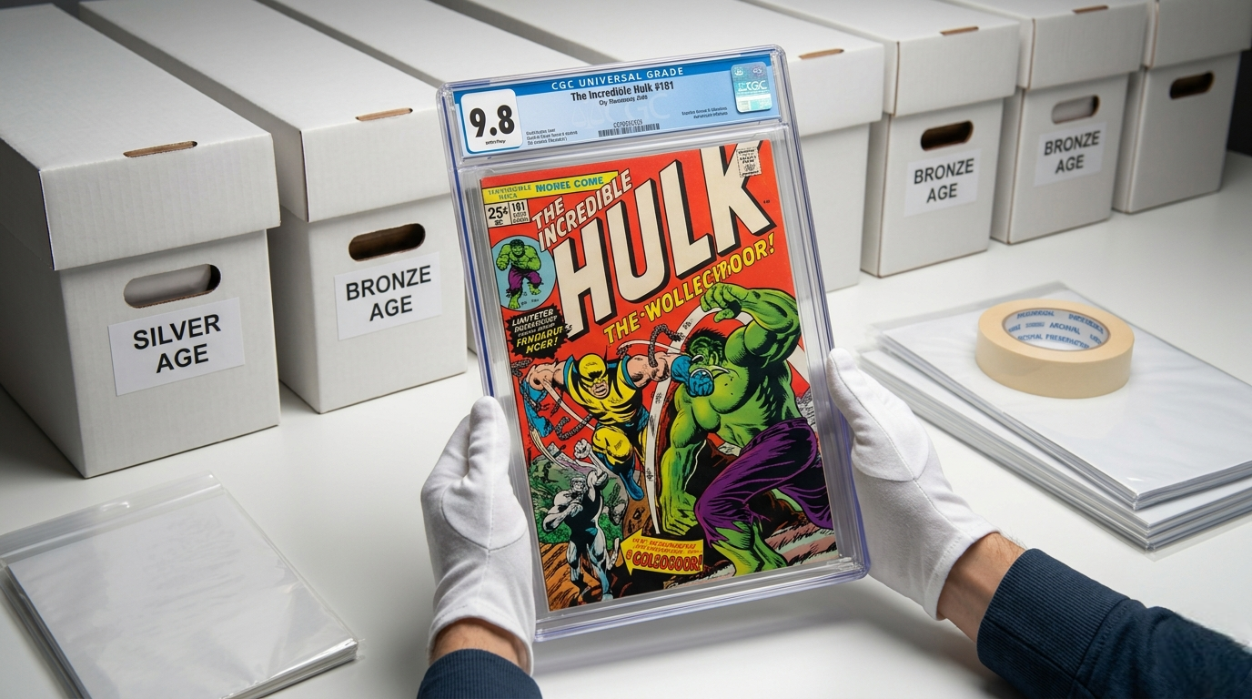 Bronze and silver age English language comics