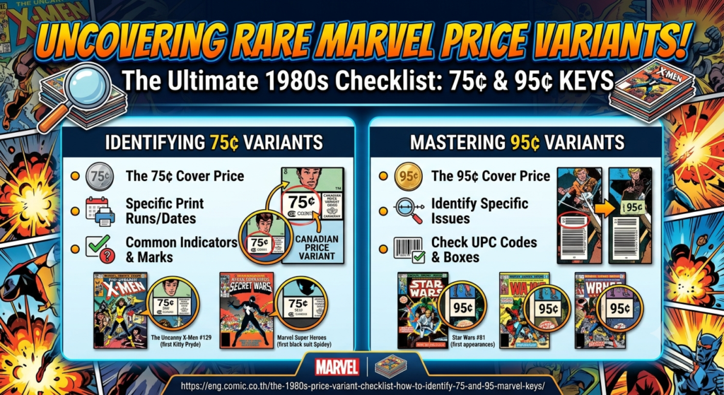 The 1980s Price Variant Checklist: How to Identify 75¢ and 95¢ Marvel Keys